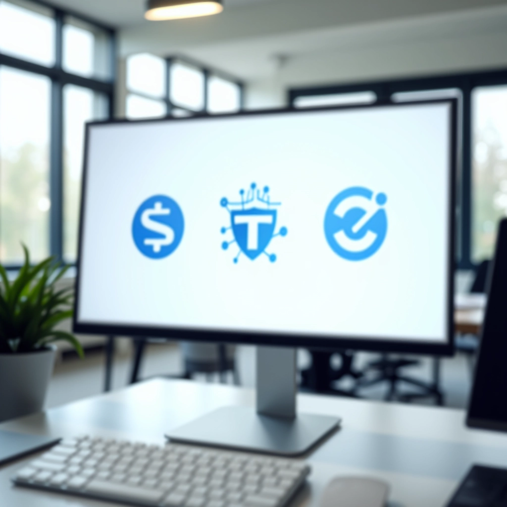Tre ikoner repræsenterer værktøjer: Google Sheets logo, Zapier logo, Excel logo